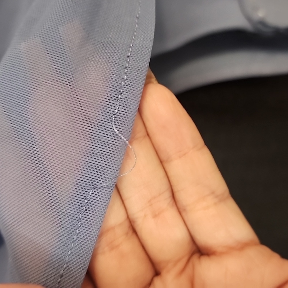 Light blue Ruched Bodysuit - Picture 4 of 4